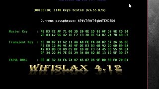 SACAR CLAVES WIFI CON BRUTUSHACK WIFISLAX 412 [upl. by Heilner147]