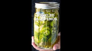 How to Pickle Jalapenos shorts [upl. by Elletnahc]