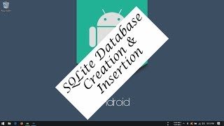 Android Tutorial Kotlin  30  SQLite Database Creation and Insertion [upl. by Hegyera]