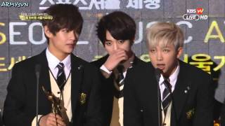 ARMYsVN Vietsub 150122 Seoul Music Awards 서울가요대상 Bonsang Award 본상 수상  BTS 방탄소년단 [upl. by Trip394]