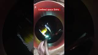 confined space entry viralshort confinedspace viralvideo safety [upl. by Llehcal]