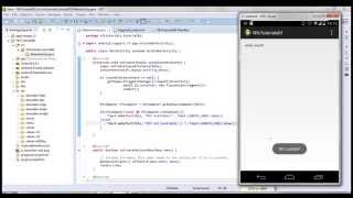 Android NFC Tutorial 01  Getting Started  How to create an NFC enabled application [upl. by Aicilla385]