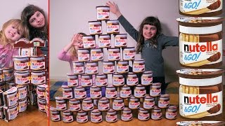 AMAZING NUTELLA ampGO  CHALLENGE • PYRAMIDE vs BOULE DE NEIGE amp AVION EN PAPIER  Studio Bubble Tea [upl. by Ayor]