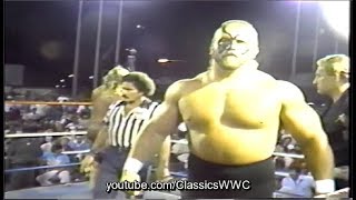 WWC The Road Warriors vs The Fabolous Ones 1985 [upl. by Coop]