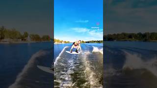 POV Insta360  Is Ronix One the poppiest wakeboard youtubeshorts water sunset lake moomba [upl. by Eadmund]