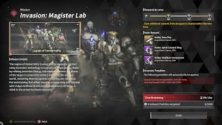 Invasion day 6 Magister Lab  Ultimate Viessa run  The First Descendant [upl. by Townsend795]