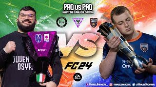 PRO VS PRO 1 CONTRO IL CAMPIONE DEL MONDO DI FIFA 23 MANUEL BACHOORE [upl. by Ennairam]