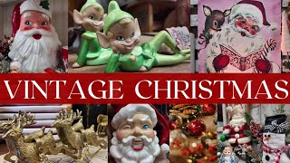 🎄🎀 NEW 🎄🎀 THRIFTING FOR VINTAGE COTTAGE CHRISTMAS  HAVE YOURSELF A MERRY LITTLE VINTAGE CHRISTMAS [upl. by Bj]