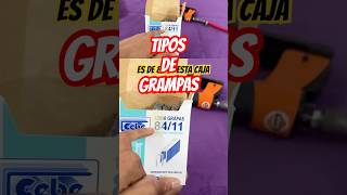 Tipos de grampas diy tools tapicero tapiceria tapiz shorts tutorial [upl. by Sallee]