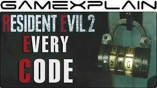 Resident Evil 2 Remake  How to Unlock Every Safe amp Lock  GUIDE [upl. by Yelekalb]