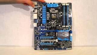 ASUS P8Z77V Pro LGA1155 Motherboard Overview at HiTechLegioncom [upl. by Mendoza]