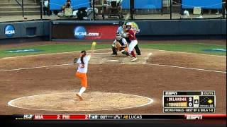 Softball National Championship Game 2 Lady Vols vs Oklahoma Highlights [upl. by Sucitivel]