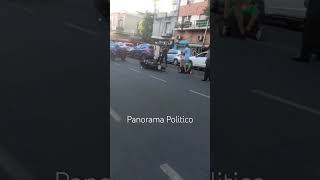 Heridos leves en accidente vial sobre Av Nazca caba noticias transito vialshorts motos arg [upl. by Ahseket]