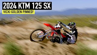 2024 KTM 125 SX First Ride  RAW [upl. by Madson]