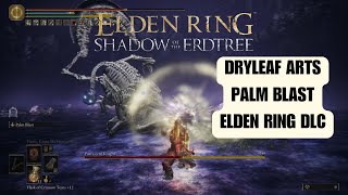 Elden Ring  Dryleaf Arts with Palm Blast ash of war 115 eldenringdlc [upl. by Nolra]