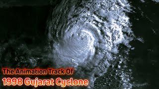 The Track Of 1998 Gujarat Cyclone V2 [upl. by Konstantin142]