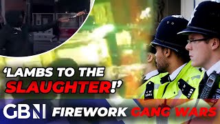 WATCH Met Police Helpless Against Firework GANG WARS As ‘Warzone London’ Worsens Under Sadiq Khan [upl. by Octavie]