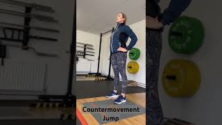 Countermovement Jump shorts strengthfarm ballistic jump explosive power CMJ [upl. by Assirod]