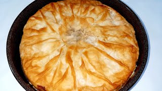 Zelnik tradicionalen makedonski Зелник традиционален македонскиTraditional Macedonian zelnik pie [upl. by Aelanna344]