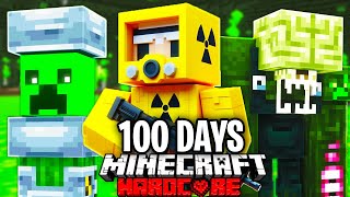 I Survived 100 Days in a NUCLEAR WASTELAND in Hardcore Minecraft [upl. by Cully519]