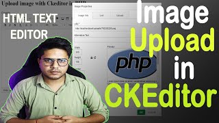 How to upload image in CKEditor using PHP  File Upload with HTML text editor  CKEditor [upl. by Edda840]