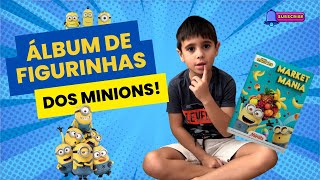 Completando Meu Álbum de Figurinhas dos Minions [upl. by Chelsey626]