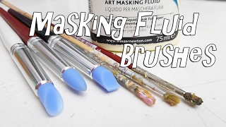 How to Stop Masking Fluid From Ruining Your Brushes  Masking Fluid Problems Help  Quick Art Tips1 [upl. by Reld]