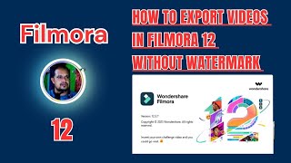 How to Remove Watermark From Filmora 12 Bangla  How to Export Videos in Filmora Without Watermark [upl. by Spratt84]