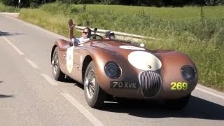 Driving a Jaguar CType on the Mille Miglia  CHRIS HARRIS ON CARS [upl. by Leone539]