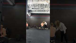 CrossFit Open Workout 242 crossfit crossfitter athlete hybrid [upl. by Ennoira]