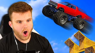 Monster Truck Parkour Challenge  GTA5 [upl. by Eanahs206]