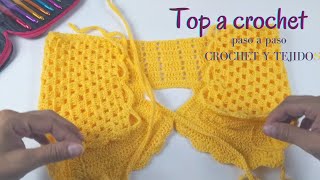 TOP CROCHET Puntos Básicos PASO A PASO [upl. by Evelina]