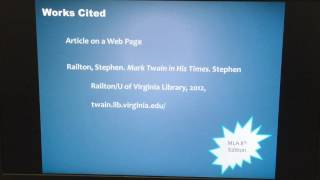 How to Use MLA Citation 8th Edition [upl. by Chamkis]