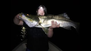 Golight Spotlight test and Robbies Monster PB Snook [upl. by Carlynn392]