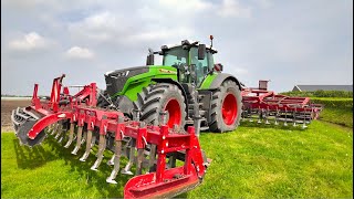 Subsoiling  Preparing Seedbed  Drilling Maize  FENDT 1050 Gen3  942  JD 6R185  Heavy Clay Soil [upl. by Trub]