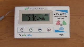 Dosimeter GQ GMC320 PLUS [upl. by Annaor]