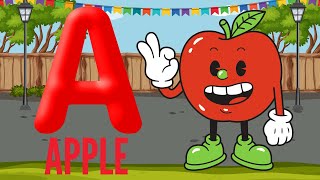 ABC Phonics Song for Toddlers A for apple Learn ABC Song Preschool learning videos [upl. by Oiracam516]