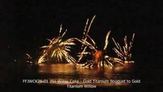 Frontier Fireworks 25s Z Water Cakewmv [upl. by Caiaphas]