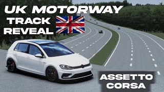 THE M1 UK MOTORWAY quotWoolley Edgequot MAP OUT NOW  Assetto Corsa Mod  Steering Wheel Gameplay [upl. by Ehrlich]