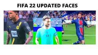 FIFA 22  All new updated player faces [upl. by Marlene]