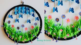 One of My Favorite Wall Hanging😍  Paper Craft  DIY Wall Decor [upl. by Meuse]