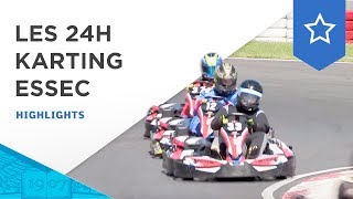 Race ESSEC organise la 23ème édition des 24H karting ESSEC  ESSEC Highlights [upl. by Htebazileharas]