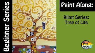 Beginner painters  Klimt Tree of Life [upl. by Hasina]