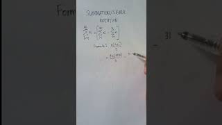 HOW TO SOLVE SUMMATION OR SIGMA NOTATION SAMPLE1 [upl. by Tessler252]