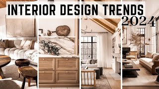 INTERIOR DESIGN TRENDS FOR 2024  HOME DECOR  DESIGN  PROJECTED TRENDS [upl. by Mattias]