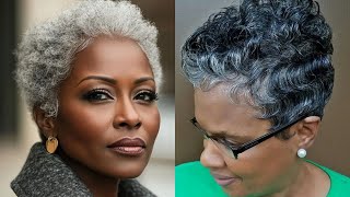 43 Ageless amp Youthful Short Natural Haircuts for Black American Women Over 50 to Rock in 2024 [upl. by Philbo340]