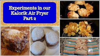 Experiments in our Kalorik Air Fryer  Part 2  Cooking for Two [upl. by Rask]