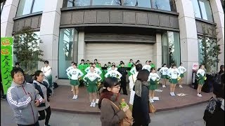 【東京のお正月2018】箱根駅伝2018 大東文化大学応援団とチアガール [upl. by Eniluqaj]