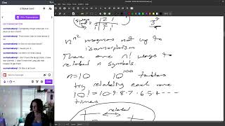 Math Research Live with Charlotte Aten 2024 August 26 [upl. by Sari47]