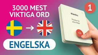 3000 viktigaste engelska ord Del 1 [upl. by Anderea]